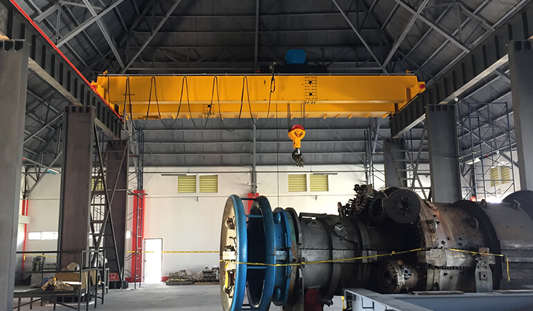 東起集團出口菲律賓大學(xué)30噸LH雙梁橋機